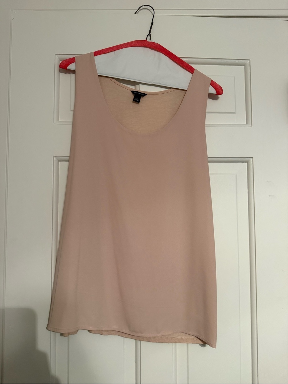 Ann Taylor Soft Blush Scoop Neck Camisole
